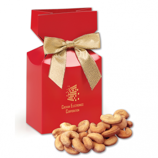 Extra Fancy Jumbo Cashews in Red Gift Box