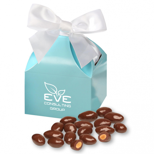 Milk Chocolate Almonds in Robin's Egg Blue Gift Box