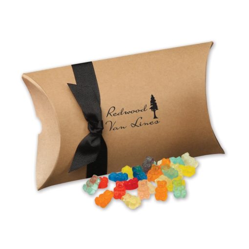 Gummy Bears in Kraft Pillow Pack Box