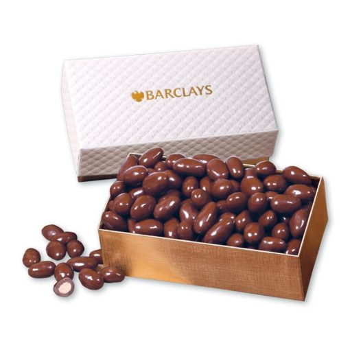 Chocolate Covered Almonds in Pillow Top Gift Box