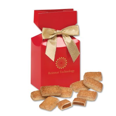 Cinnamon Churro Toffee in Red Premium Delights Gift Box