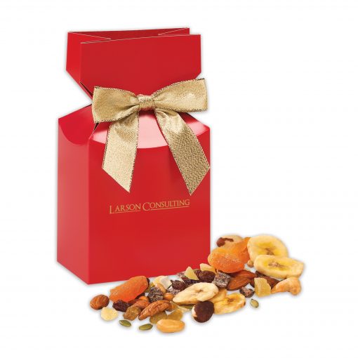 Western Trail Mix in Red Premium Delights Gift Box