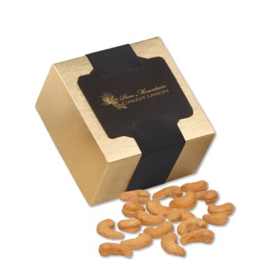 Extra Fancy Cashews in Gold Gift Box