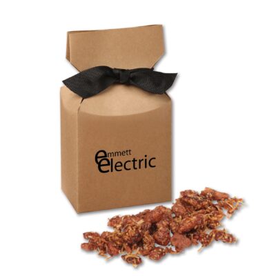 Coconut Praline Pecans in Kraft Premium Delights Gift Box