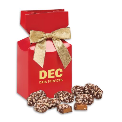 English Butter Toffee in Red Gift Box