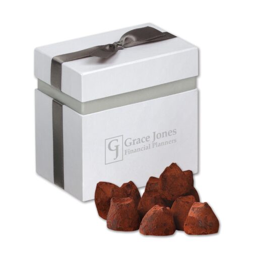 Elegant Treats Gift Box w/Cocoa Dusted Truffles