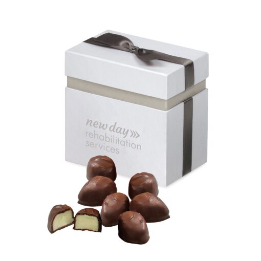Elegant Treats Gift Box w/Dark Chocolate Lemon Creams