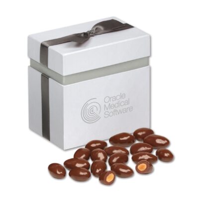 Elegant Treats Gift Box w/Milk Chocolate Covered Almonds