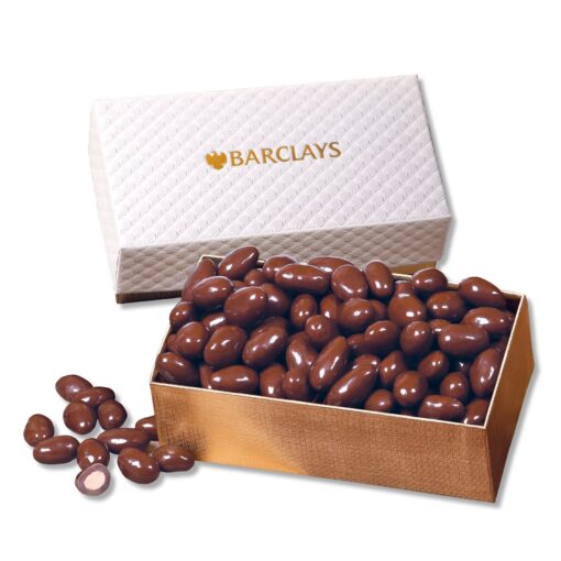 Pillow Top Gift Box w/Chocolate Covered Almonds