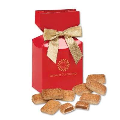 Red Premium Delights Gift Box w/Cinnamon Churro Toffee