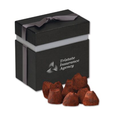 Cocoa Dusted Truffles in Elegant Treats Gift Box-1