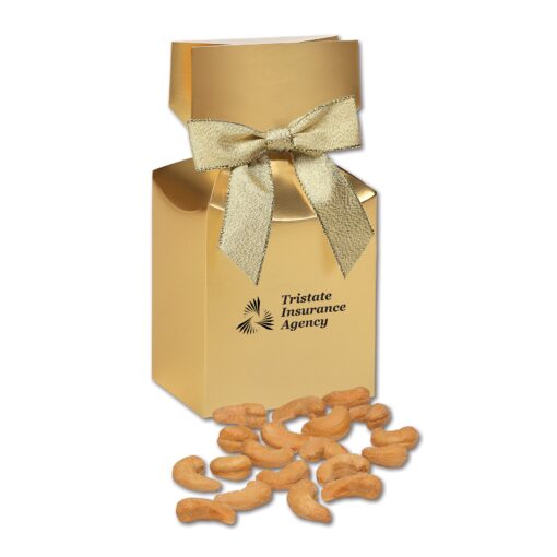 Gold Gift Box w/Extra Fancy Cashews-1