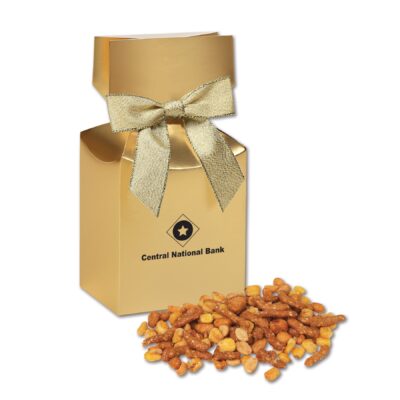 Gold Premium Delights Gift Box w/Sweet & Salty Mix-1