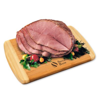 Spiral-Sliced Half Ham w/Cutting Board-1