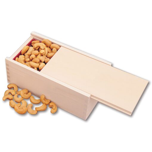 Wooden Collector's Box w/Extra Fancy Cashews-2