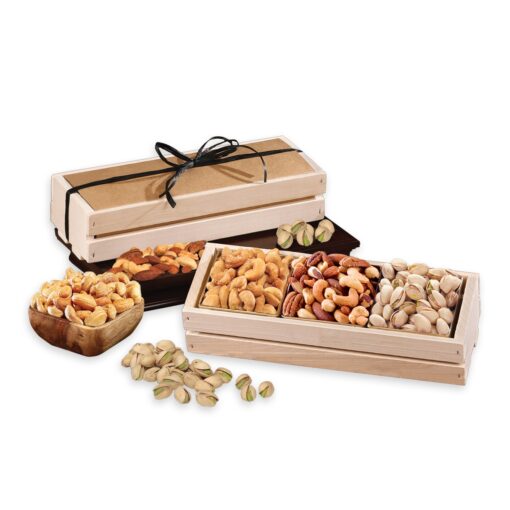 Wooden Crate w/Crunchy Favorites-2