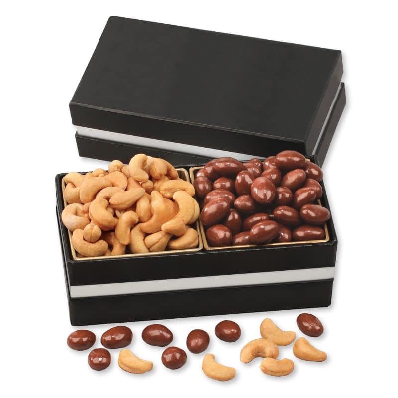 Custom Double Delights with Chocolate Almonds and Fancy Cashews - 1