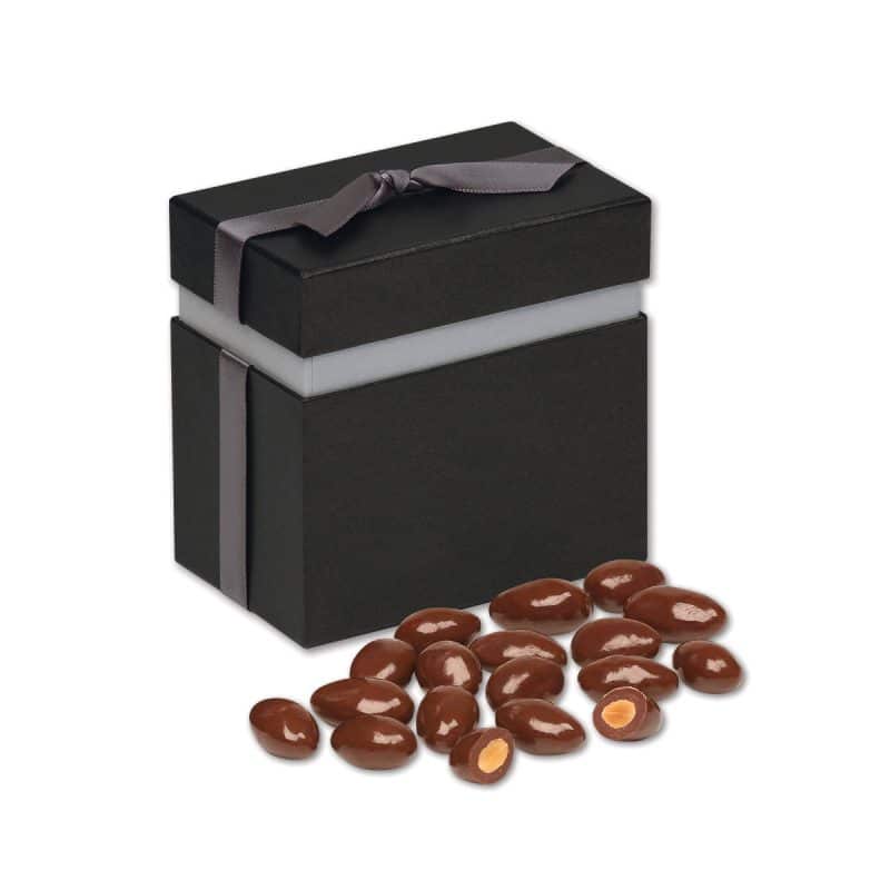 Custom Elegant Treats Gift Box w/Milk Chocolate Covered Almonds - 1