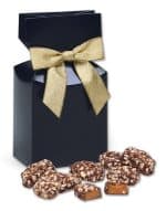 Custom Navy Gift Box w/English Butter Toffee - 1