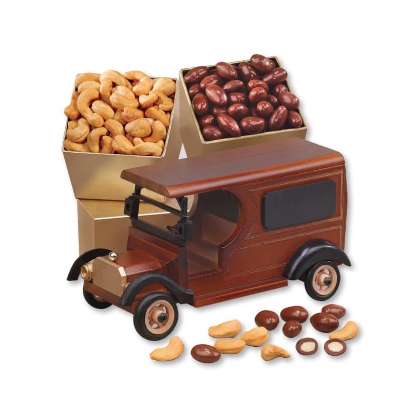 Custom 1918 Delivery Truck with Fancy Cashews & Chocolate Almonds - 1