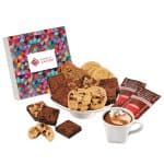 Custom Gourmet Cookie & Brownie Gift Box with Triangles Sleeve