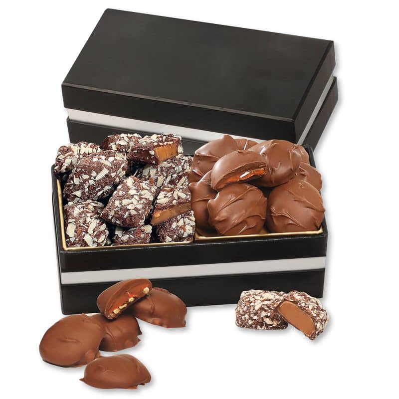Custom Double Delights with Caramel Pecan Clusters and English Butter Toffee - 1