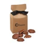 Custom Kraft Premium Delights Gift Box w/Caramel Pecan Clusters