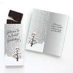 Custom One Color Foil-Stamped Stock Cardinals Sweeter Cards with Sea Salt Caramel Chocolate Bar - 1