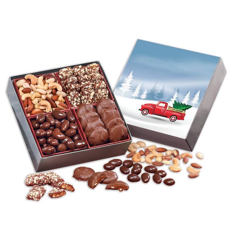 Custom Red Truck Gift Box w/ Signature Assortment - 1