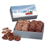 Custom Red Truck Gift Box w/Toffee & Pecan Clusters - 1