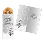 Custom One Color Foil-Stamped Stock Cardinals Sweeter Cards with Oatmeal Raisin Cookies - 1