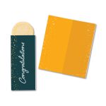Custom One Color Foil-Stamped Stock Congratulations Sweeter Cards with Sugar Cookies - 1