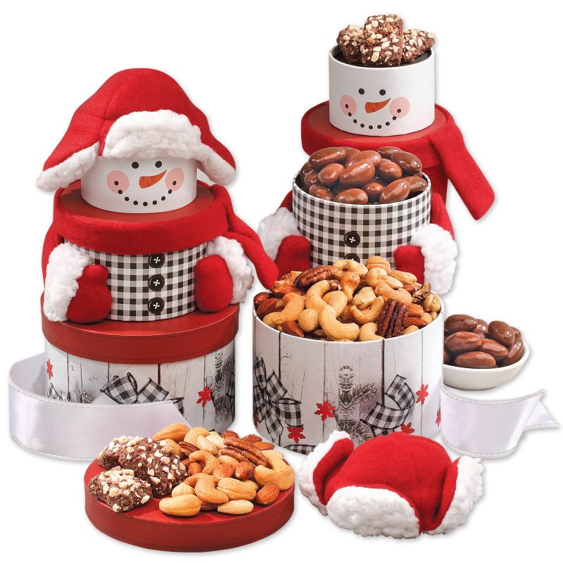 Custom Joyous Snowman Tower - 1