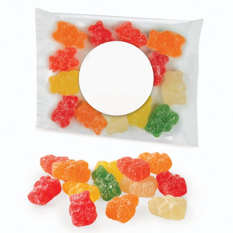 Custom Sour Gummi Bears Gourmet Snack Pack - 1