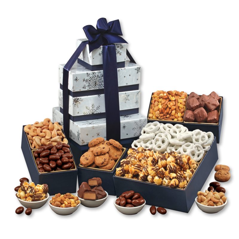 Custom Grand Gourmet Snowflake Tower - 1