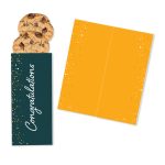 Custom One Color Foil-Stamped Stock Gratitude Sweeter Cards with Chocolate Chip Cookies - 1