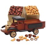 Custom Vintage Pick-up Truck with Fancy Cashews & Chocolate Almonds - 1