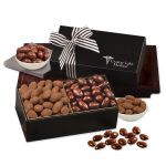 Custom Chocolate Splendor with Milk Chocolate and Cocoa Dusted Almonds