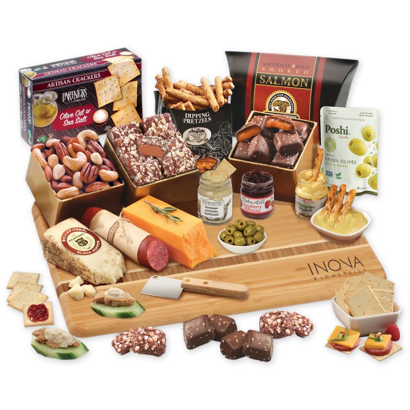 Exquisite-Flavors-Charcuterie-Board-L9551 Custom Exquisite Flavors Charcuterie Board
