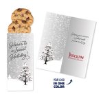 Custom One Color Foil-Stamped Stock Cardinals Sweeter Cards with Chocolate Chip Cookies
