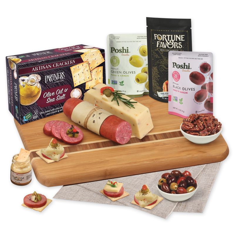 Custom Shelf Stable Savory Delights Charcuterie Board - 1