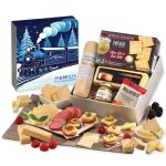 Custom Shelf Stable Snack Lover's Gift Box with Holiday Train Sleeve