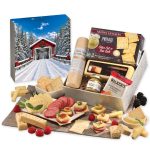 Custom Shelf Stable Snack Lover's Gift Box with Snow-covered Bridge Sleeve - 1