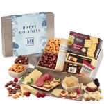 Custom Shelf Stable Snacking Smorgasbord with Happy Holidays Sleeve