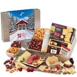 Custom Shelf Stable Snacking Smorgasbord with Snow-covered Bridge Sleeve