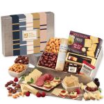 Custom Shelf Stable Snacking Smorgasbord with Squares & Lines Sleeve