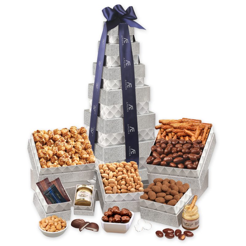 Custom Silver Celebration Tower