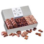 Custom Silver Trio of Sweets with Snowflake Wrap - 1