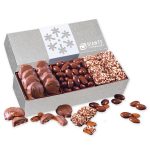 Custom Silver Trio of Sweets with Snowflake Wrap