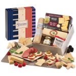 Custom Snack Lover's Gift Box with Stripes & Splatter Sleeve